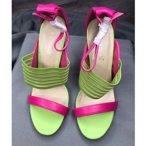 Pink and Green heels AKA Colors